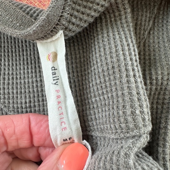 Casual greyish waffle Sleeveless Dress - Picture 10 of 11